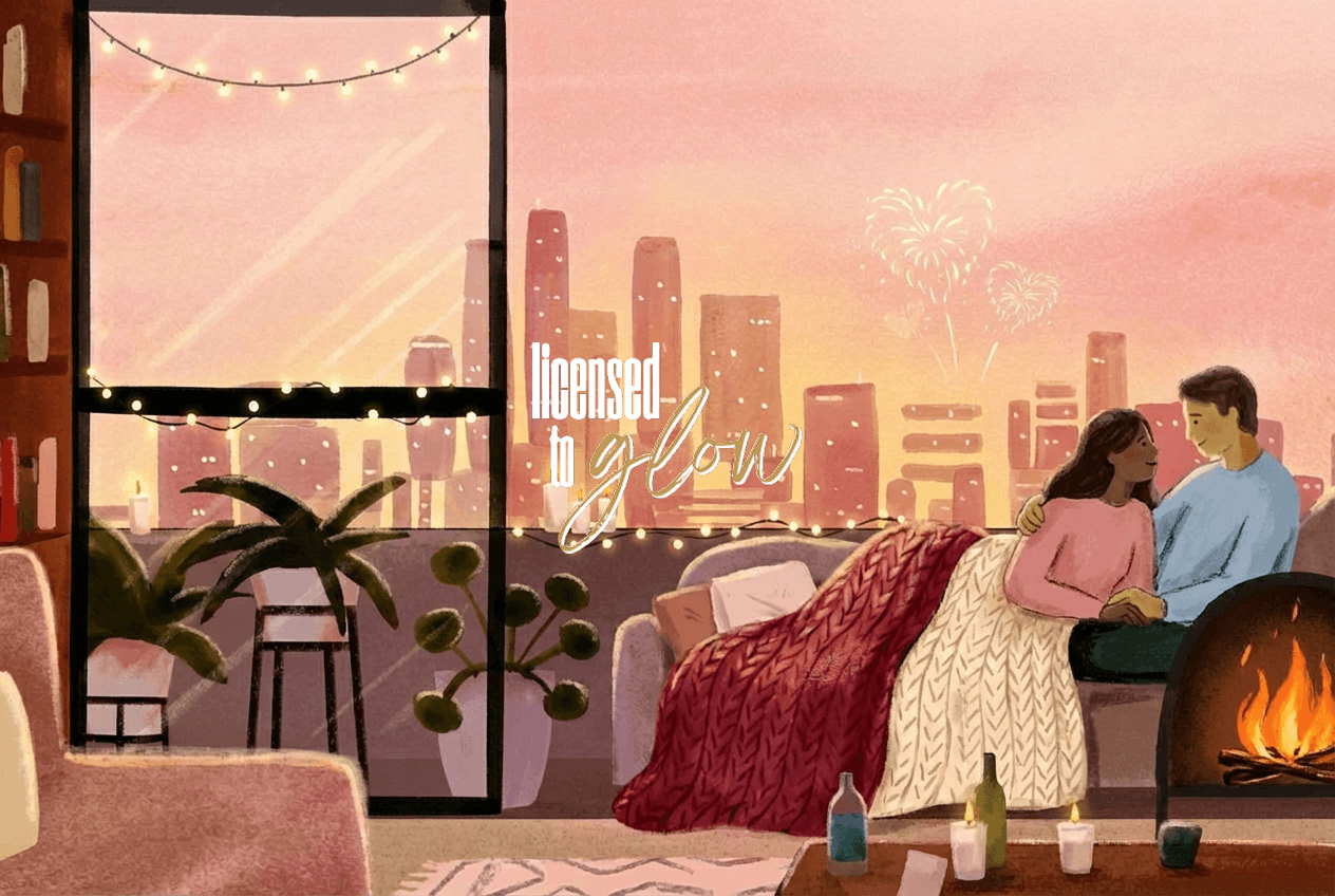 Valentine's Day gift card design